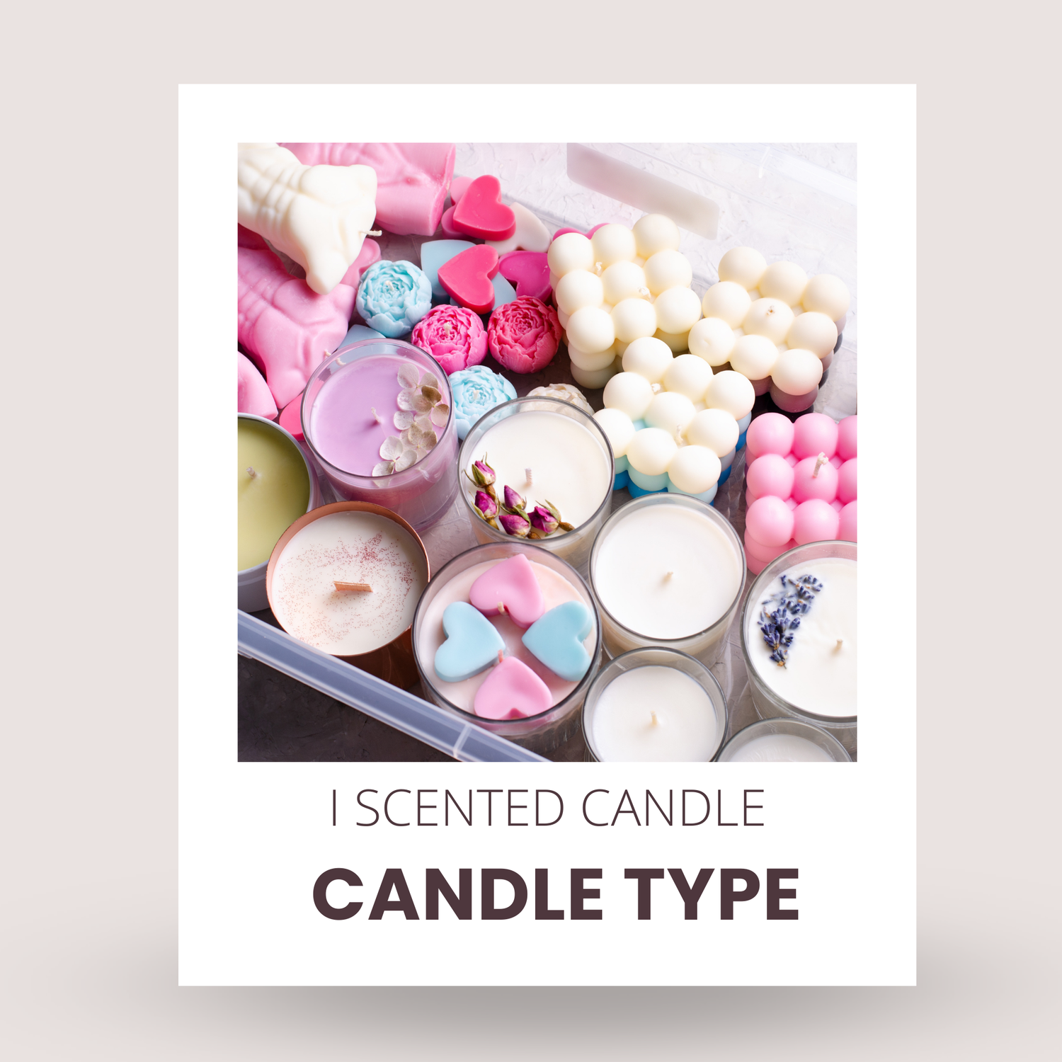 Candle Types -  Scented, Floating, Pillar and More