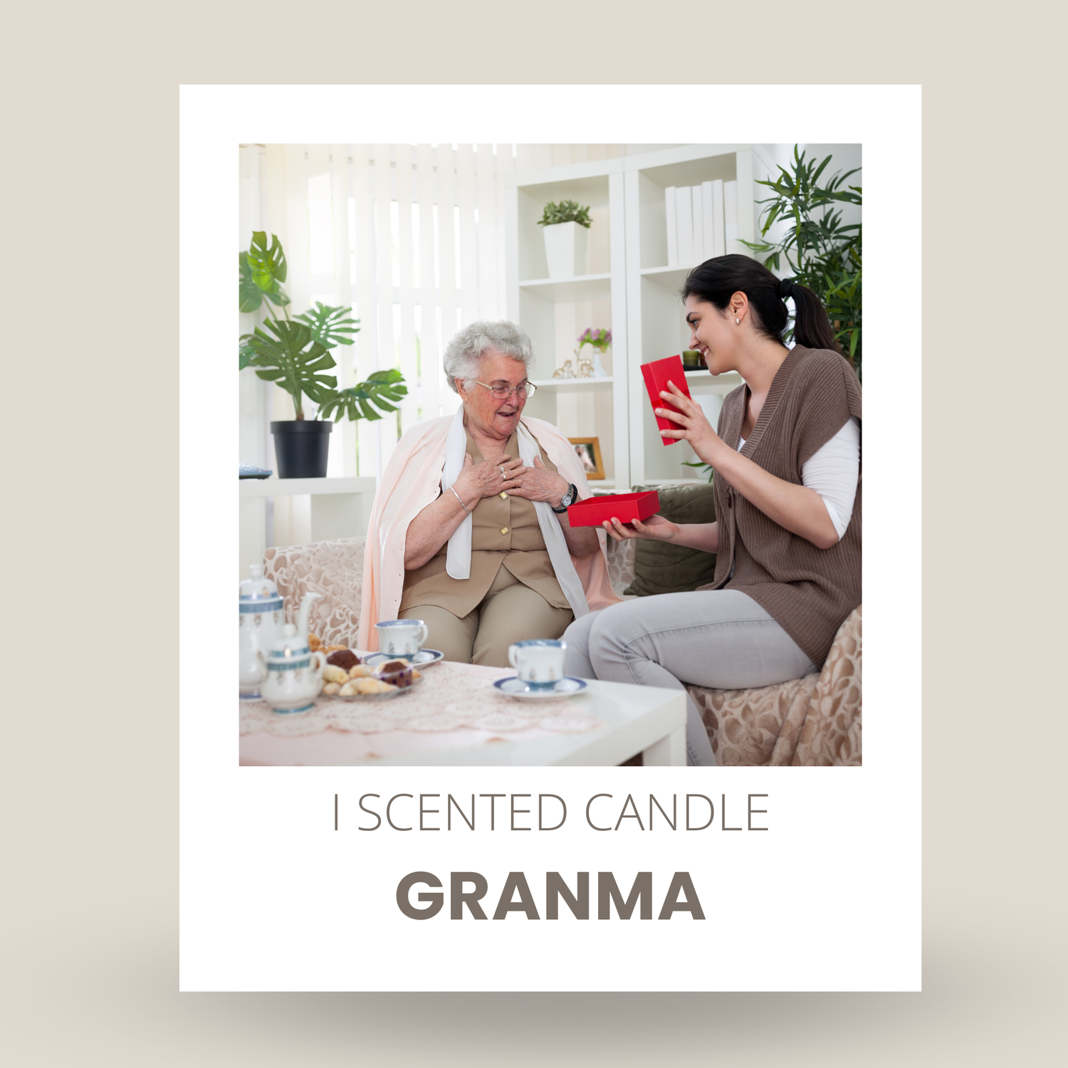 Candle Gift for Grandma - I Scented Candle | Thoughtful Gifts for Grandmothers