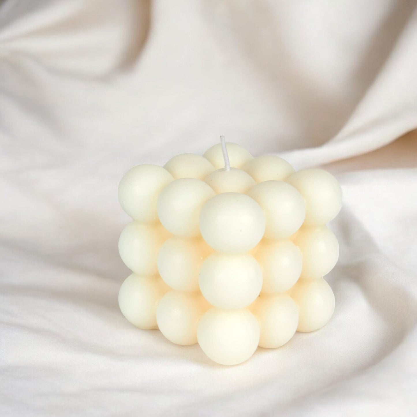 Bubble Cube Soy Wax Candles 5oz | Unique Home Decor - Home Use and Gifting