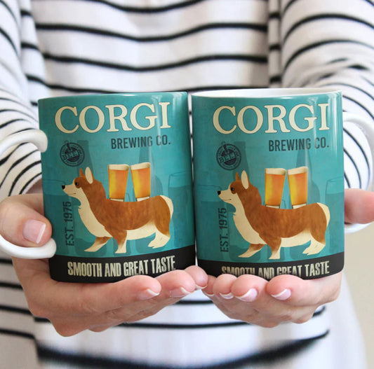 Corgi Dog Coffee Mug, Vintage Dog Mug, Corgi Dad, Corgi Mom Mug, Dog Mug, Dog Lover Gifts, Best Gift For Friend, Birthday Gift