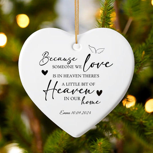 Memorial Christmas Ornament | Remembrance Angel Keepsake for Lost Loved Ones