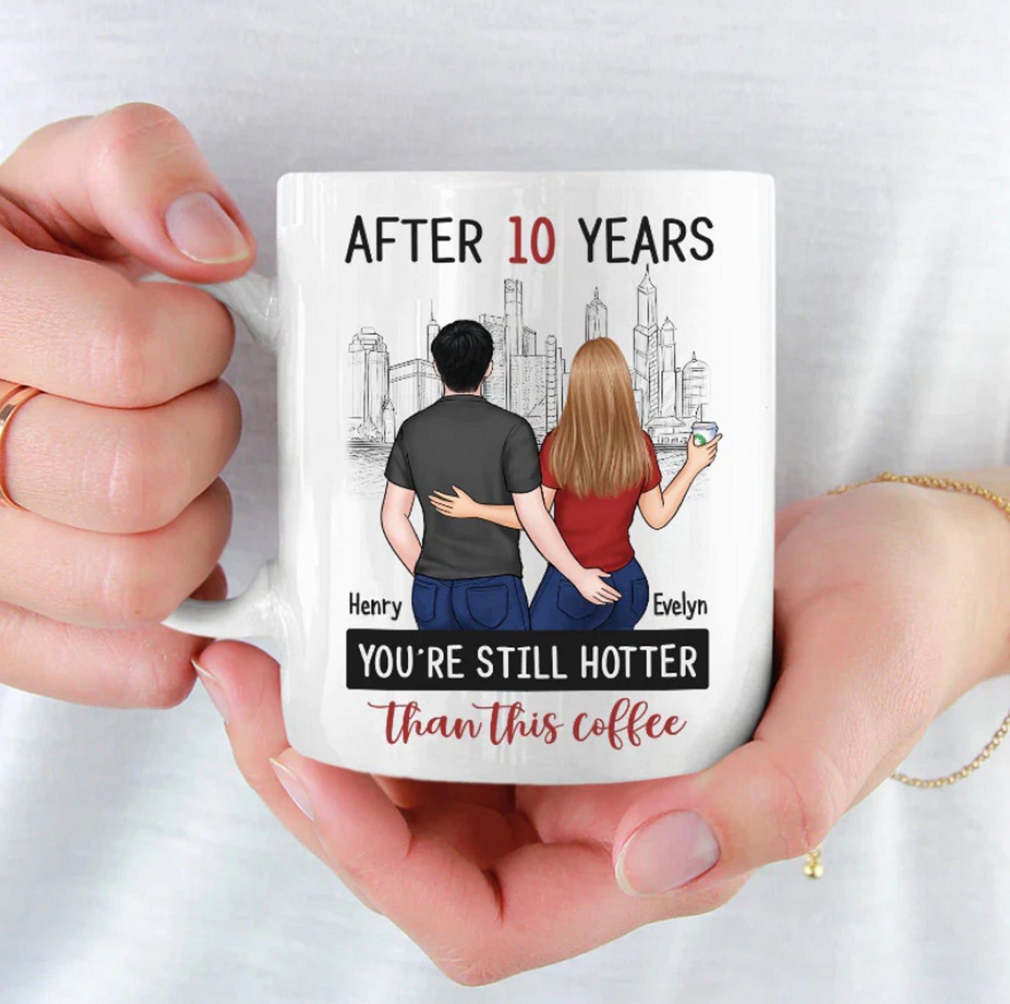 Personalized Funny Couple Coffee Mug, Mugs For Couples, Engagement Gift For Couples, Couples Gift, Husband Gift, Anniversary Gift