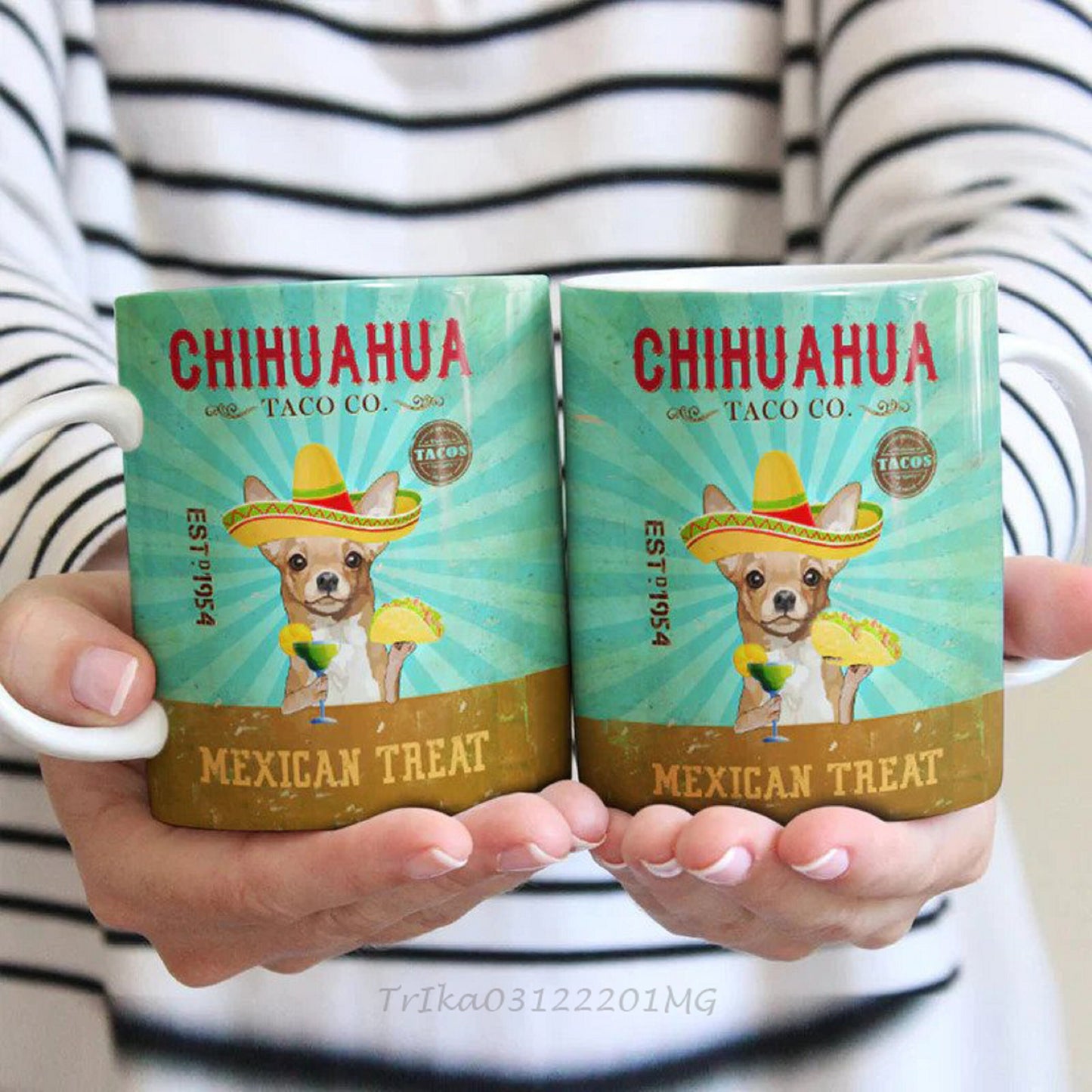 Chihuahua Dog Coffee Company Mug, Mexican Treat, Chihuahua Dog Mug For Dog Lovers, Mom Dog Mug, Gift For Dog Lovers, Custom Dog Coffee Cup