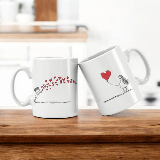 Couples Mugs for Him and Her,Couples-Gift Set of 2, Husband & Wife Coffee Mugs-Great marriage Gifts for Anniversary Wedding Present or Bride & Groom 11OZ 15OZ