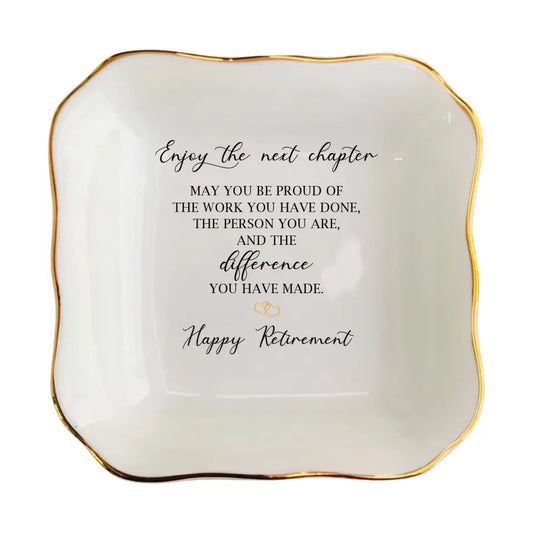 Never Forget The Difference You Have Made Ring Dish - Retirement Gift