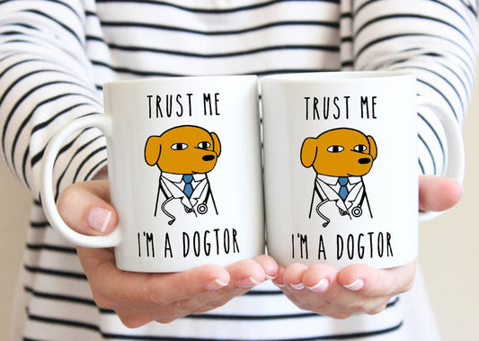 Trust Me I'm A Doctor Coffee Mug, Funny Coffee Mug, Gifts For Friends, Medical Student Gift, Doctor Coffee Mug, DR Mug, DR Gifts