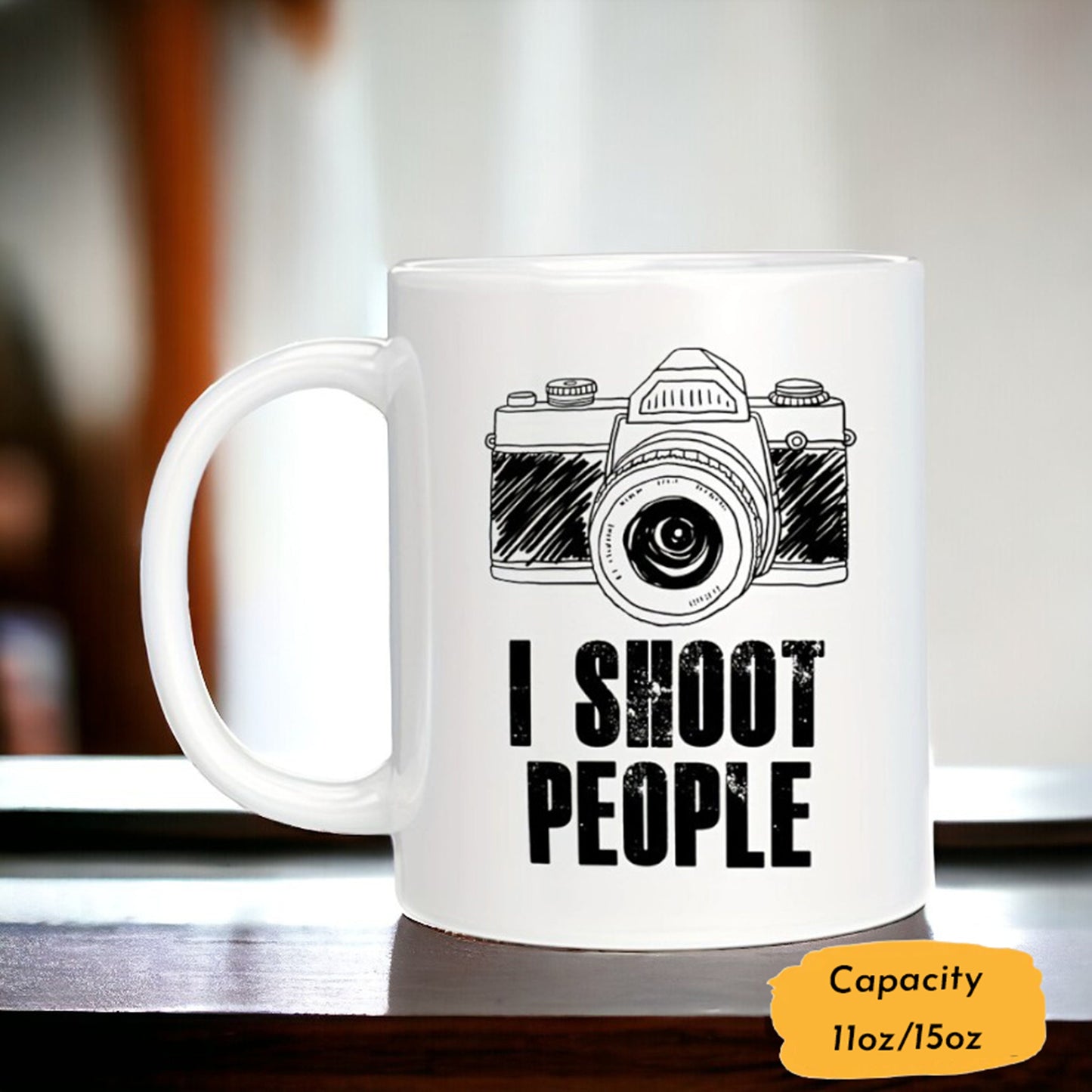 I Shoot People Coffee Mug, Funny Photographer Mug, Gifts for Photographers, Camera Mug, Photographer Camera, Photography Mug