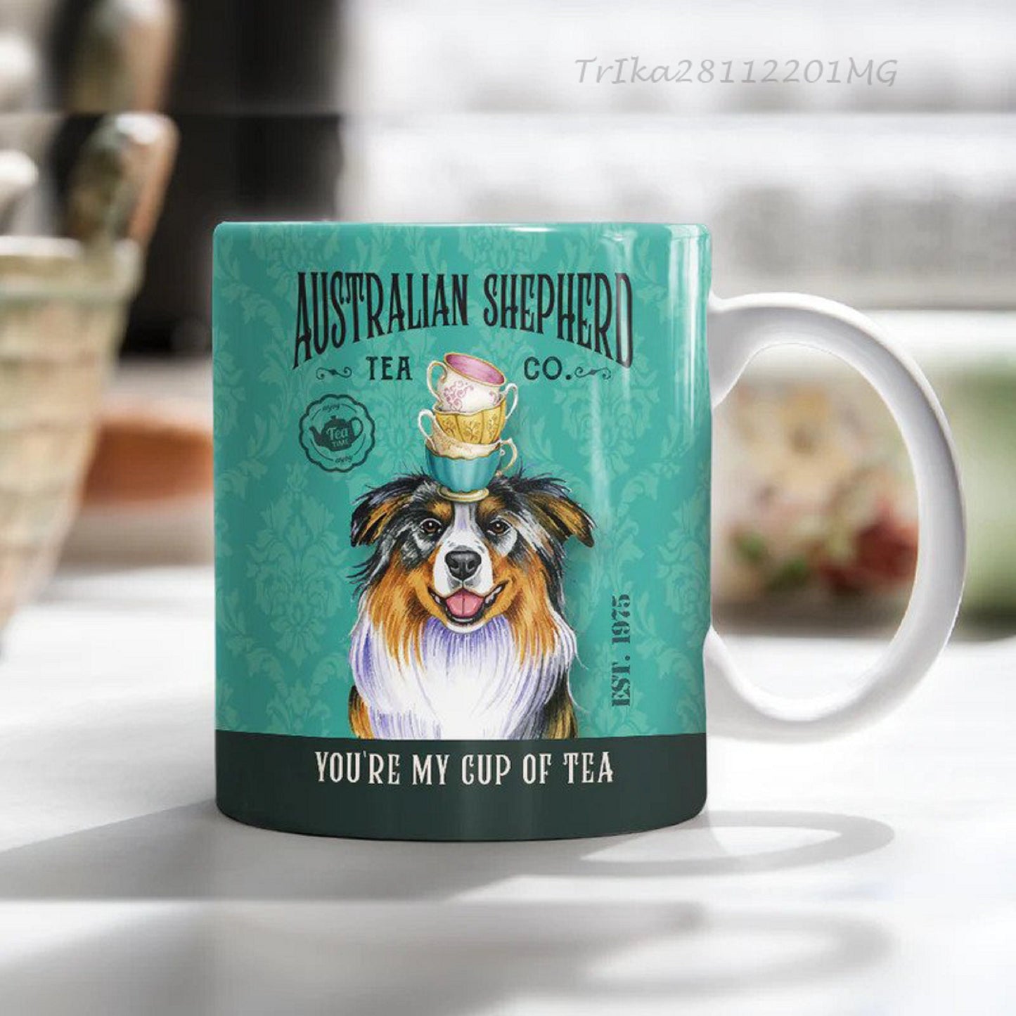 Australian Shepherd Coffee Company Mug, You're My Cup Of Tea, Australian Shepherd Dog Mug For Dog Lovers, Mom Dog Mug, Gift For Dog Lover