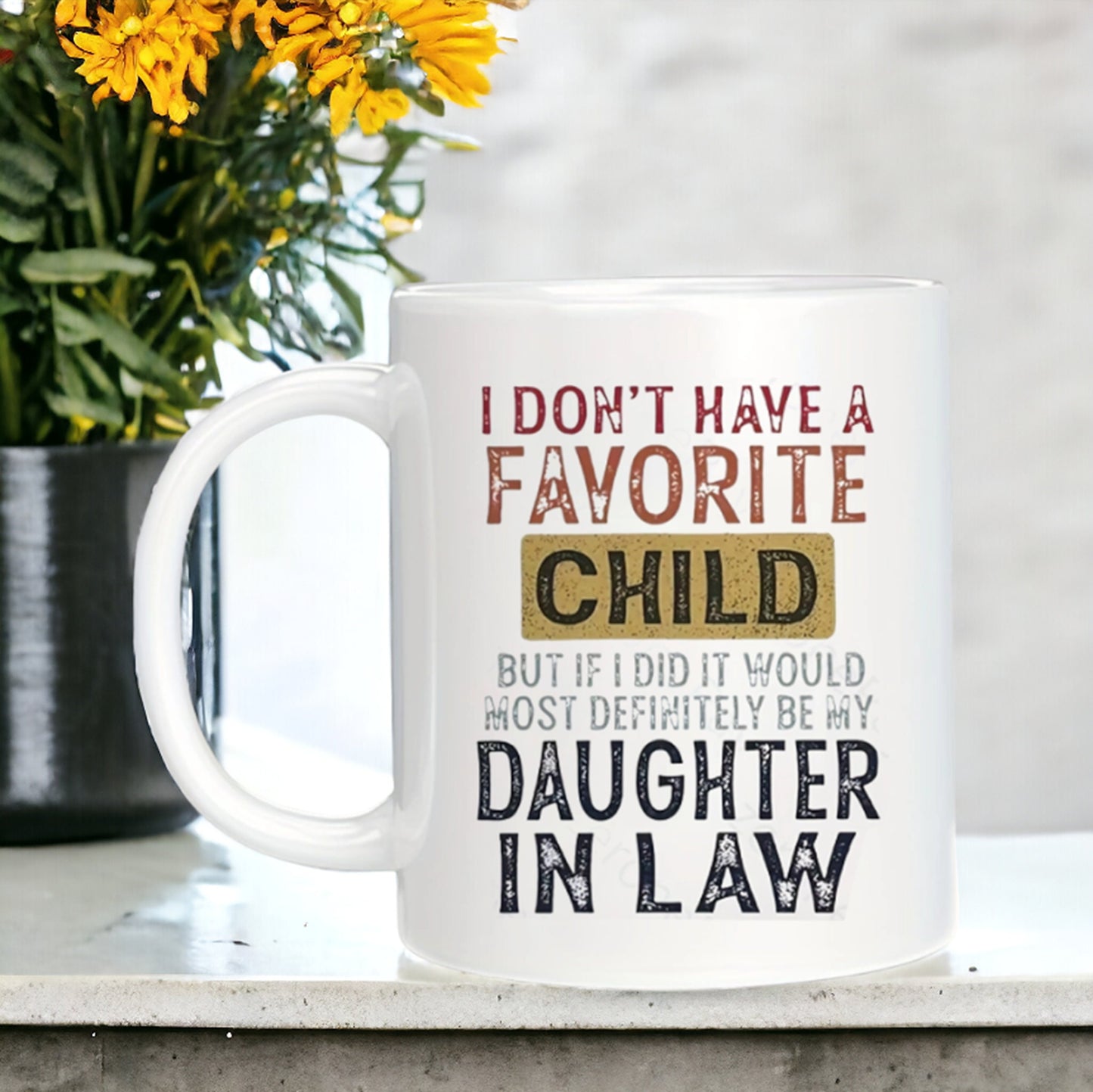 Funny Mother In Law Personalized Mug, Mother Gift, Gift From Daughter In Law, Bonus Mom Mug, Mothers Day Gifts, Mother Of The Groom Gift