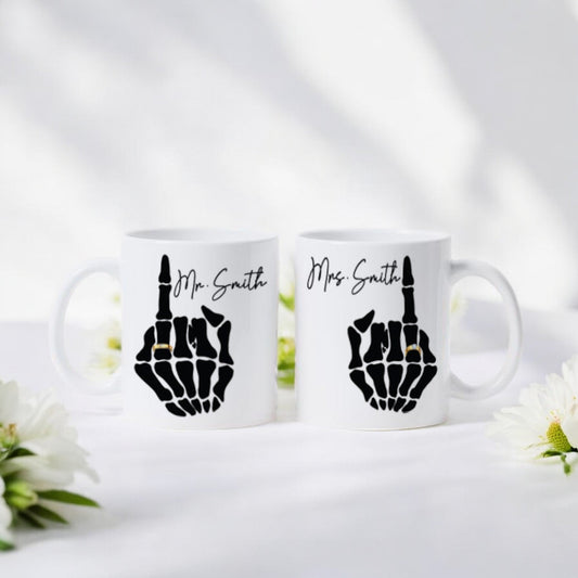 Ceramic Mug For Newly Wed Couple | Meaningful Gift for Friend, Gift for Wife, Valentine Gifts