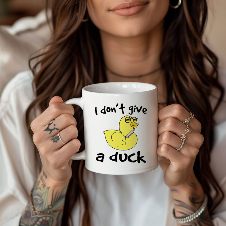 Ceramic Funny Mugs I don't have a duck