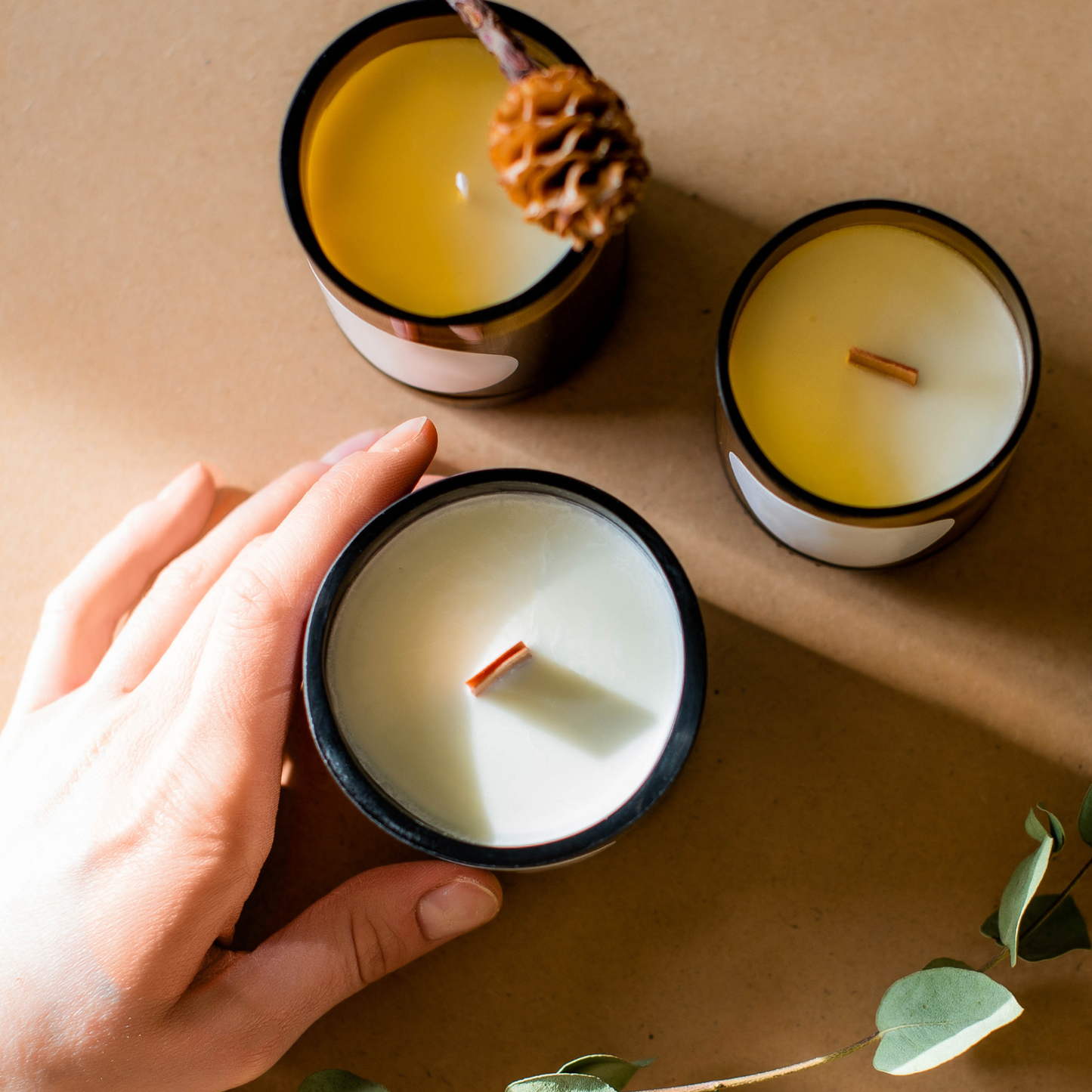 I Scented Candle - Candle Gift for Wife - Lavender Scent, Soy Wax, Wooden Wick - 40+ Hour Burn - Perfect for Birthdays & Holidays | 8oz