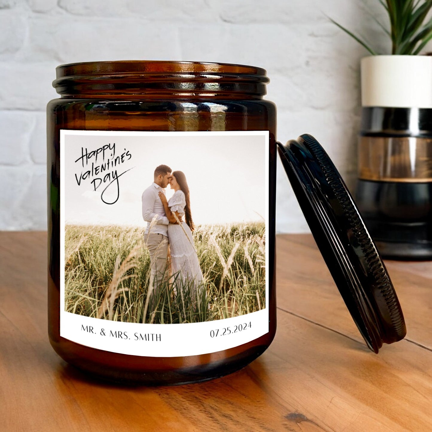 I Scented Candle | Valentine's Day Candle Gift for Women, Personalized Candle for Lover  -  Customizable Size & Scent, Soy Wax, Cotton Wick