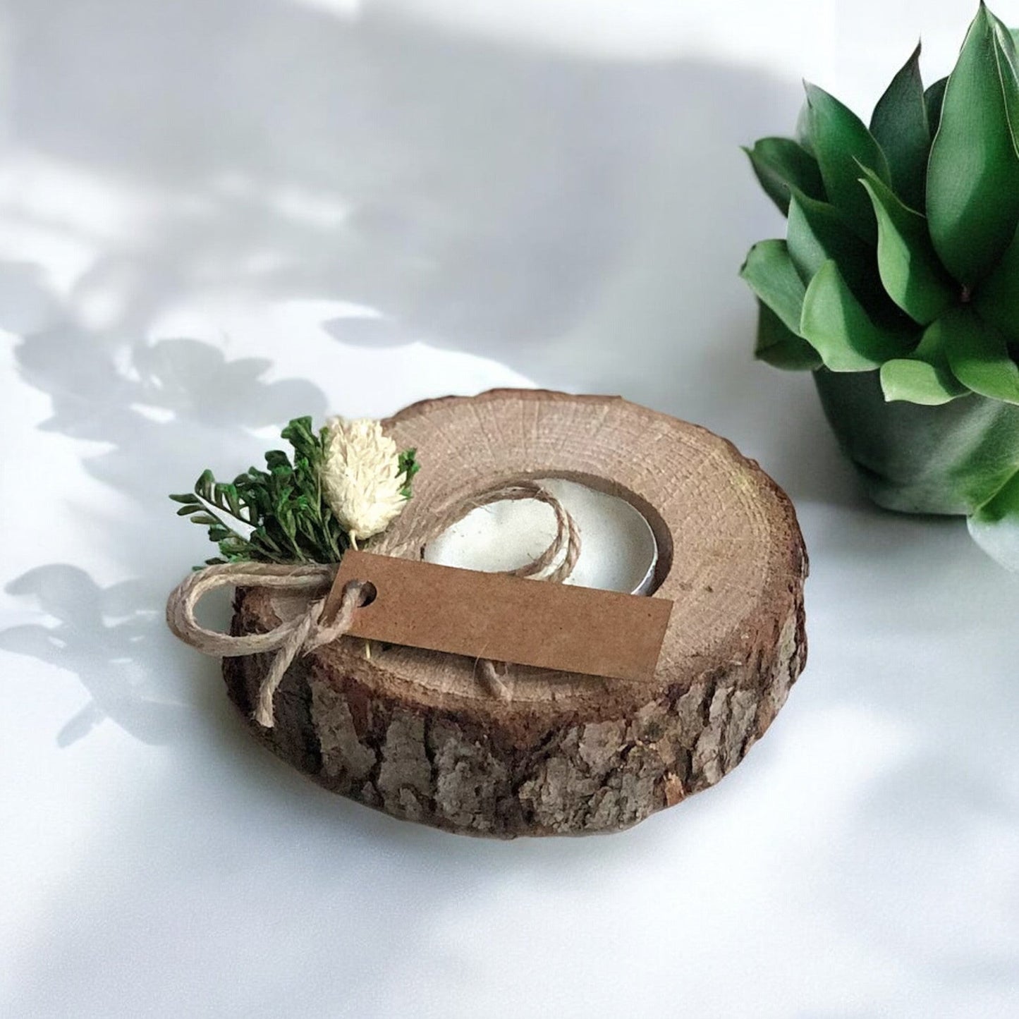 Rustic Wedding Favors | Unique Tealight Holders | I Scented Candle