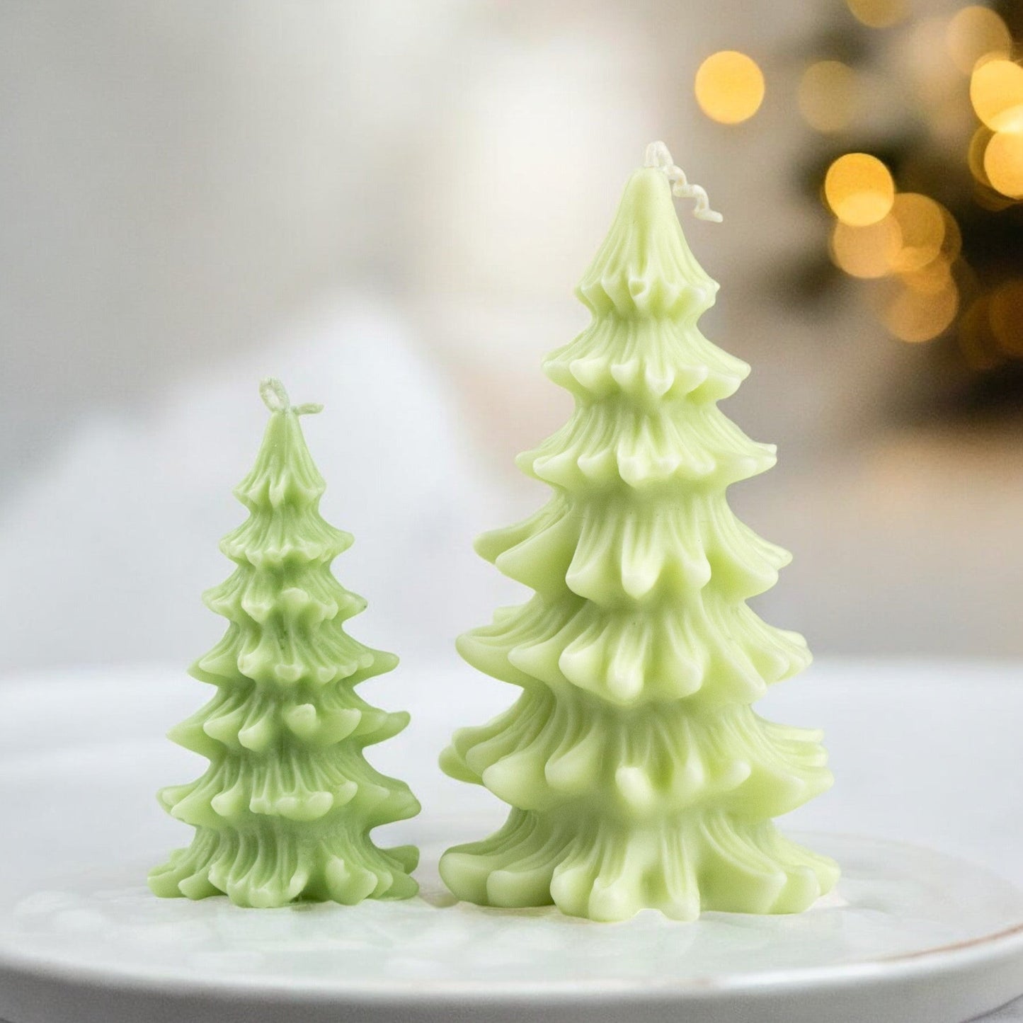 Christmas Tree Candle | Decorative Aromatherapy Holiday Candles for Bedroom & Party