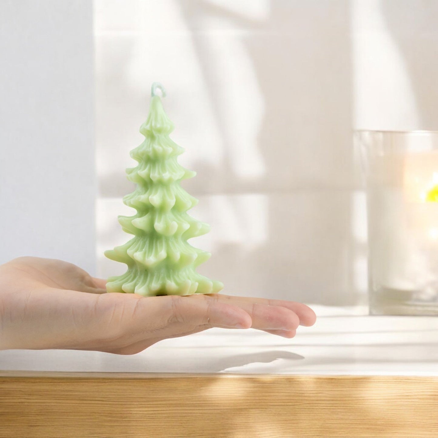 Christmas Tree Candle | Decorative Aromatherapy Holiday Candles for Bedroom & Party