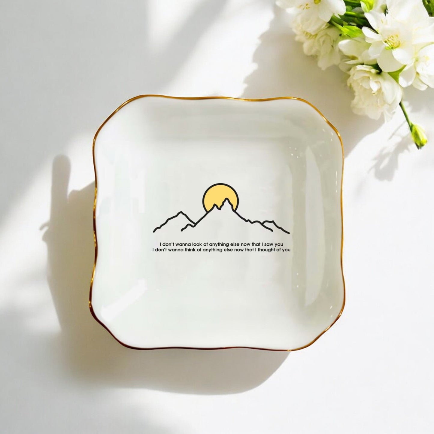 Custom Taylor's Song Ring Dish | Unique Jewelry Dish for Taylor Fan - I Scented Candle