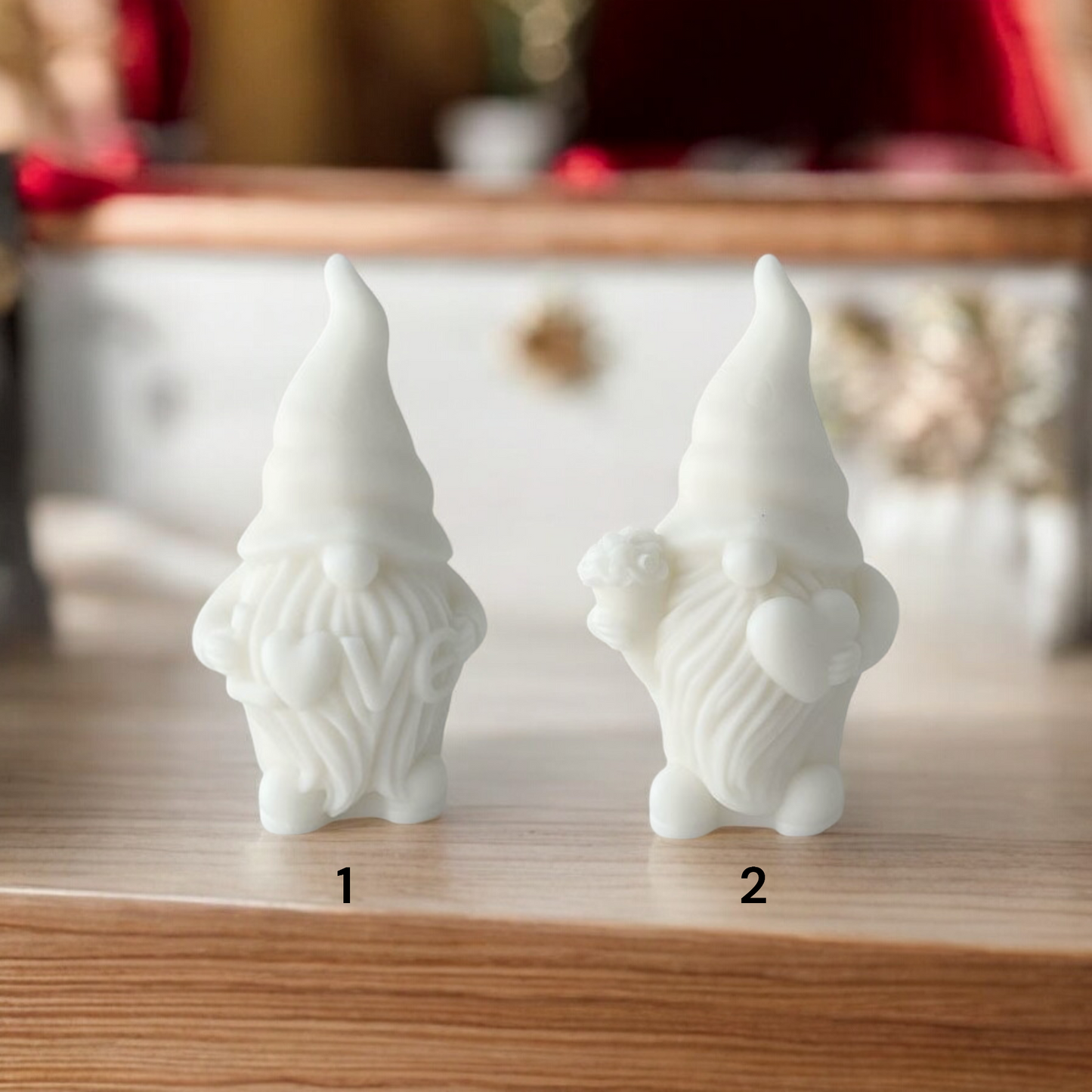 Cute Gnome Christmas Decor Candles – Holiday Scented Candles