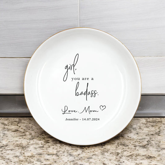 Personalized Daughter Ring Dish - Unique Gifts by I Scented Candle