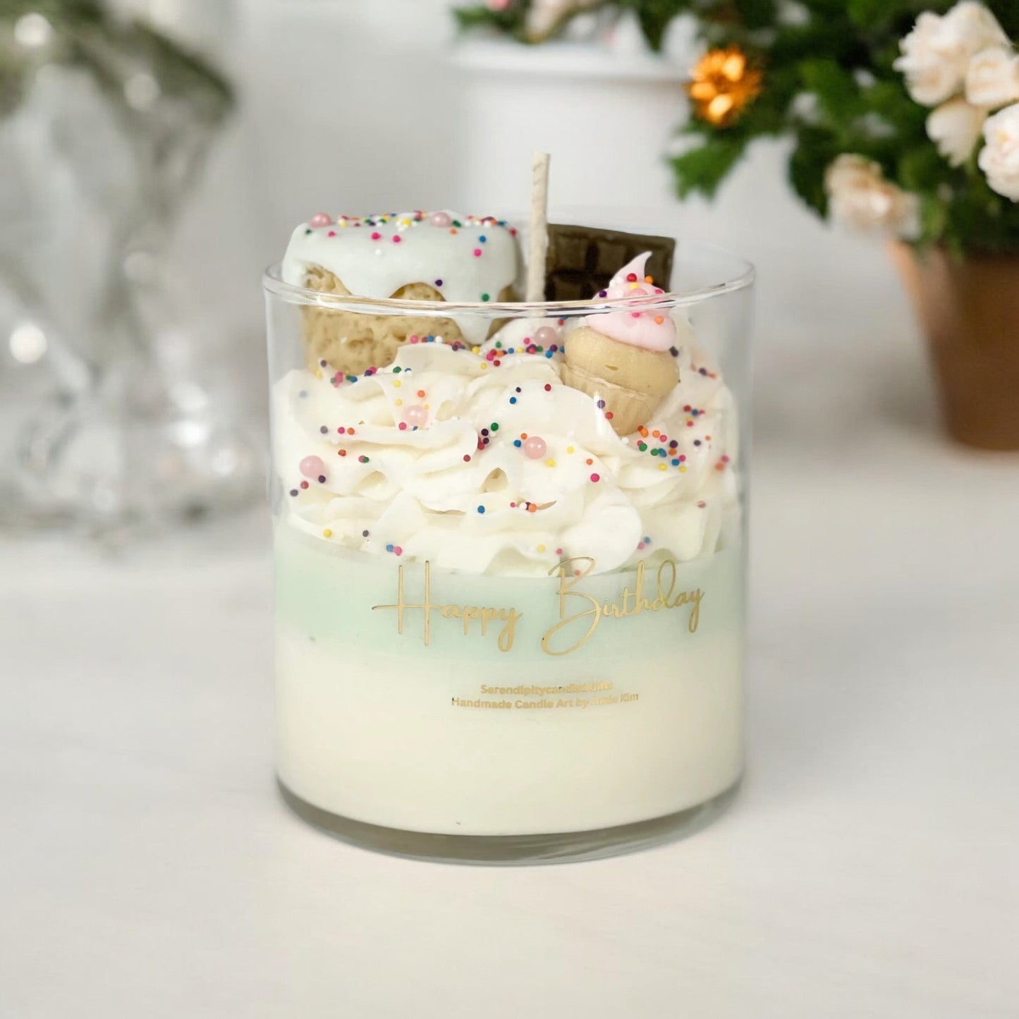 Dessert Candle for Gifts - Birthday, Mother's Day, Anniversary for Women, Girls - 16oz Soy Wax