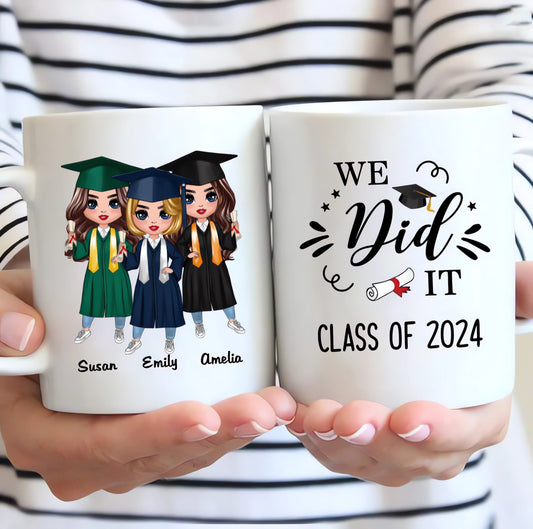 Graduation 2024 Personalized Mug, Class of 2024, High School Graduation Gift, Grad Gift, Graduation Coffee Mug, Graduation Gift for Friends