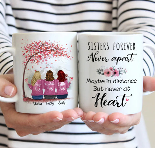 To My Best Friend Personalized Mug, Best Friends Gifts, To My Bestie Mug, Custom Girls Mug, Long Distance Mug, Bestie Christmas Gift