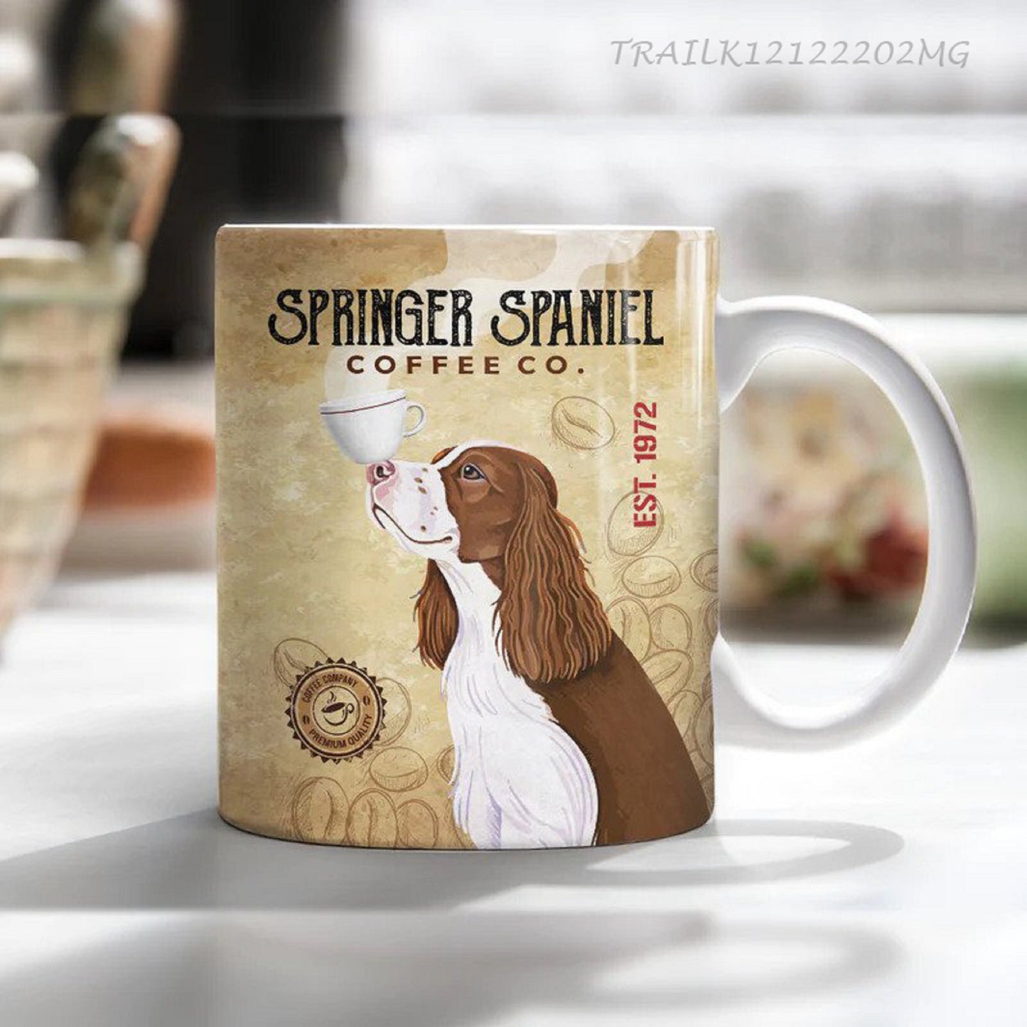 Springer Spaniel Dog Coffee Company Mug, Springer Spaniel Dog Mug For Dog Lovers, Mom Dog Mug, Gift For Dog Lovers, Custom Dog Coffe Cup