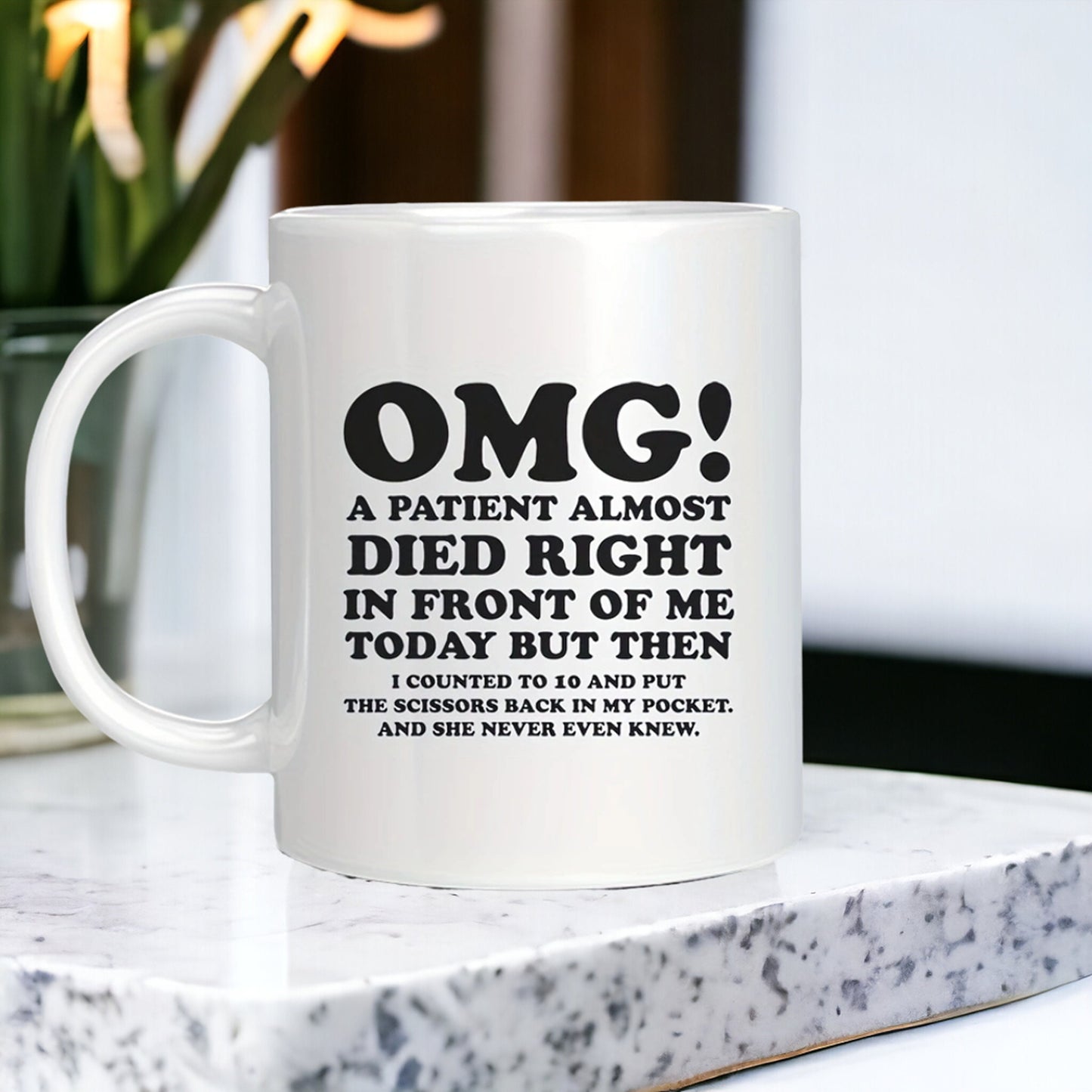 OMG Nurse & Doctor Coffee Mug, Nurse Practitioner Gift, Funny Doctor Mug, Coworker Gift, Medical Student Gift, Doctor Mug, DR Mug, DR Gifts