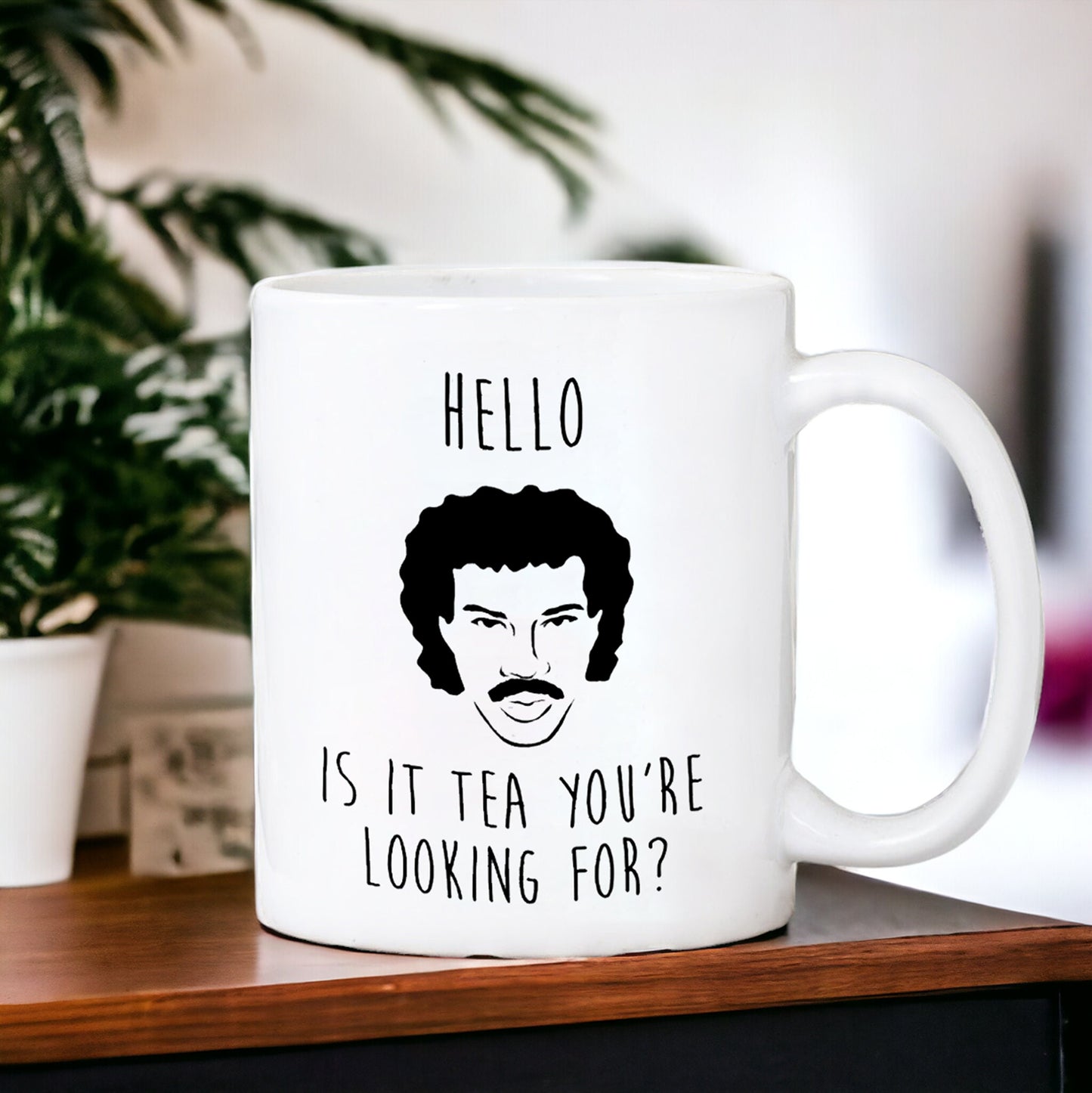 Hello Is It Tea You're Looking For Mug, Funny Mug, Sarcastic Mug for Friend, Work Mug, Coworker Gift, Office Humor Gift, Retro Tea Cup